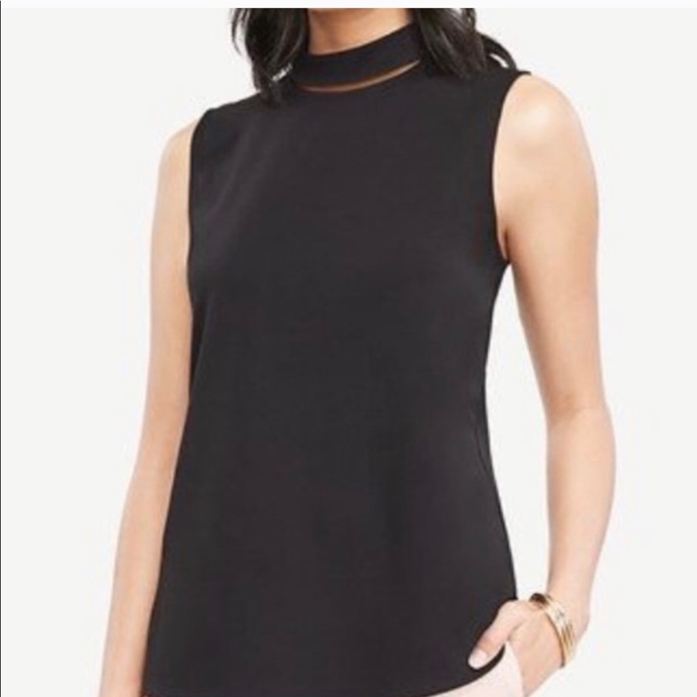 Mock neck tank top